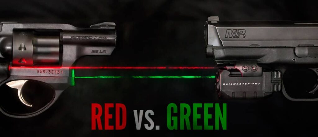 Difference Between Red and Green Dot Sights