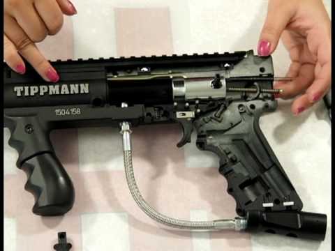 Clean a Tippman 98 Custom Paintball Gun 