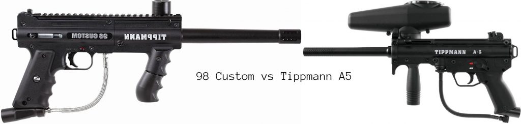 Tippmann A5 vs 98 Custom